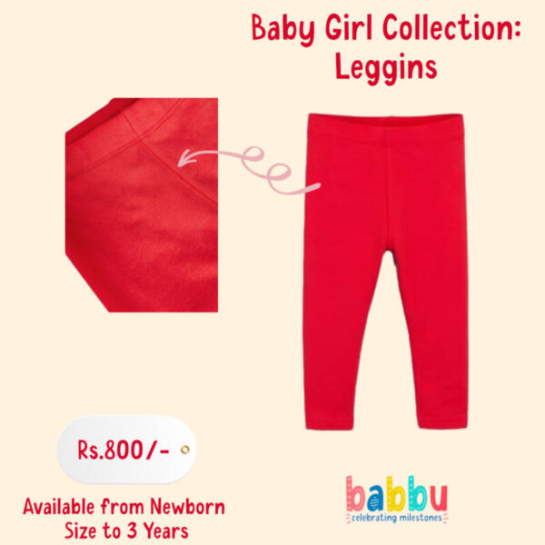 Leggings 6-7 Years - Red