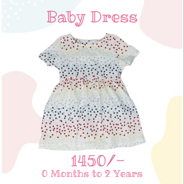 6-9 Months Dress - Polka Dots