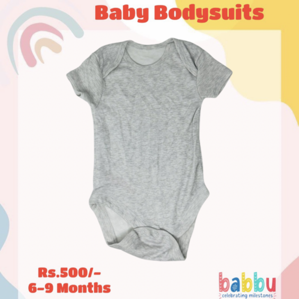 Bodysuits 6-9 Months- Grey