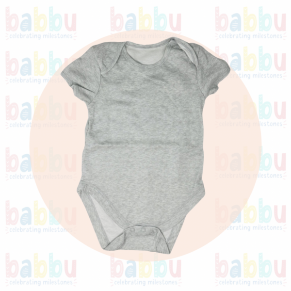 Bodysuits 24-36 Months - plain grey