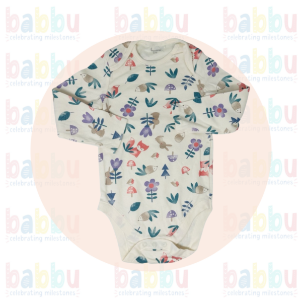 Bodysuits 24-36 Months - Long sleeve floral