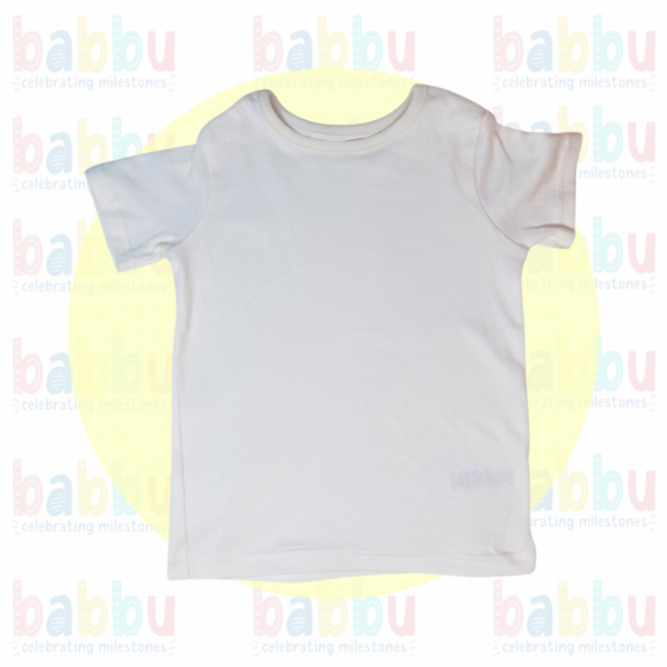 T Shirts 18-24 Months - Short Sleeve Off White