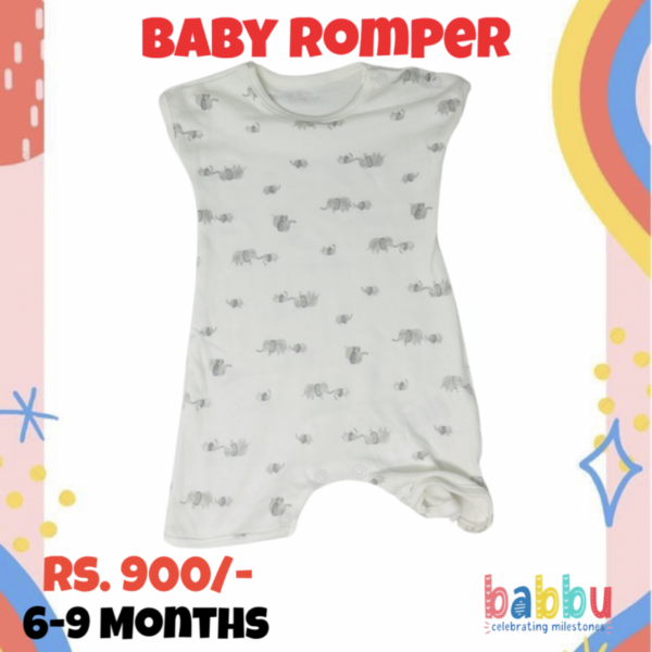 Rompers 6-9 Months - Elepahnts