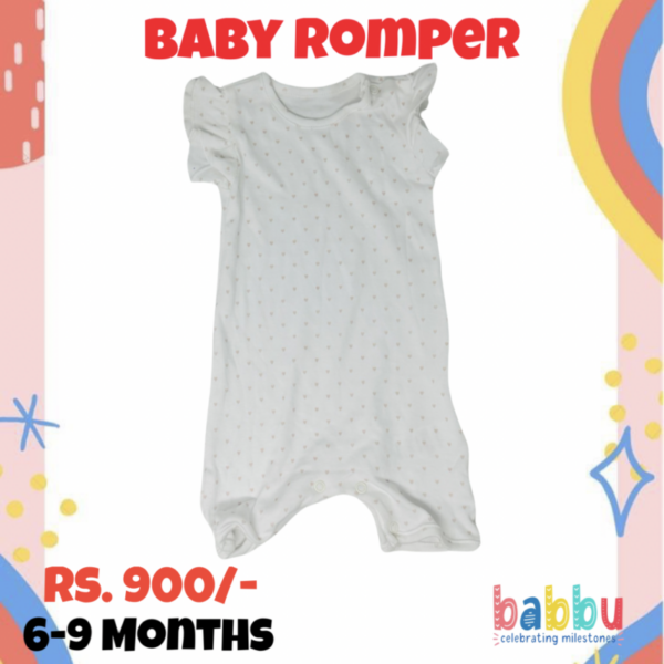 Rompers 6-9 Months - Tiny Pink Hearts