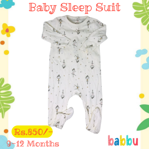 Sleep Suits 9-12 Months - ballerinas