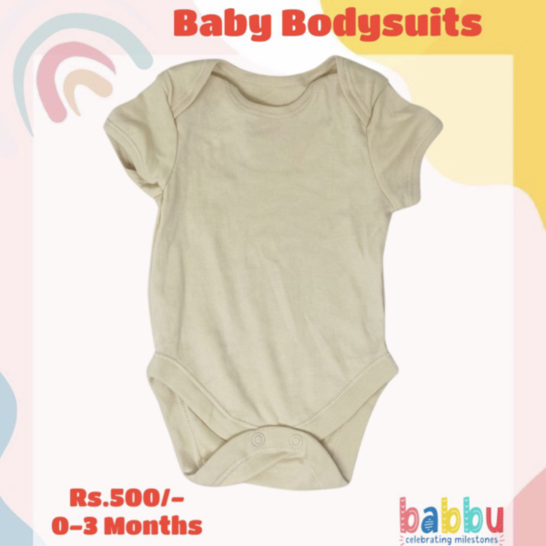 Bodysuits 0-3 Months - Beige