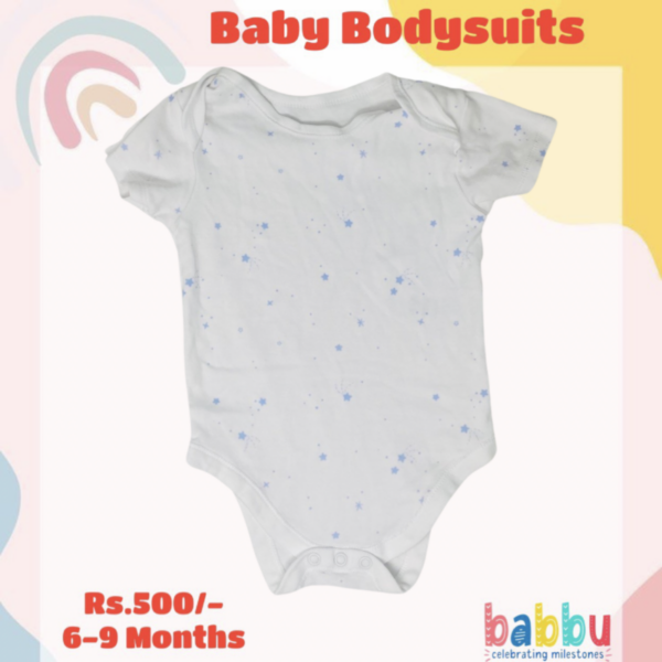 Bodysuits 6-9 Months - Blue Stars