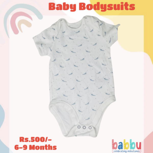 Bodysuits 6-9 Months - Small Whales