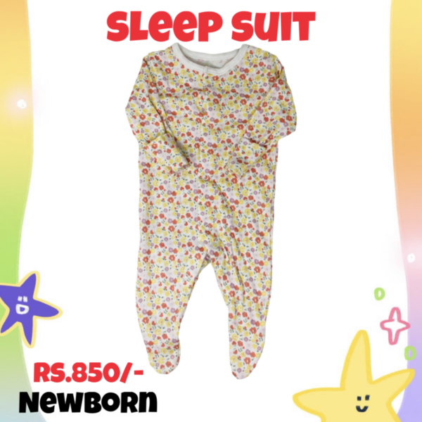 Sleep suits Newborn - Small Flowers