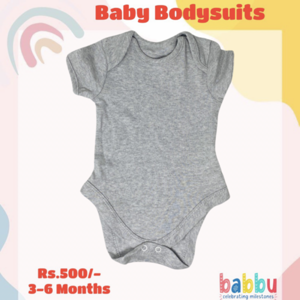 Bodysuits 3-6 Months - Grey