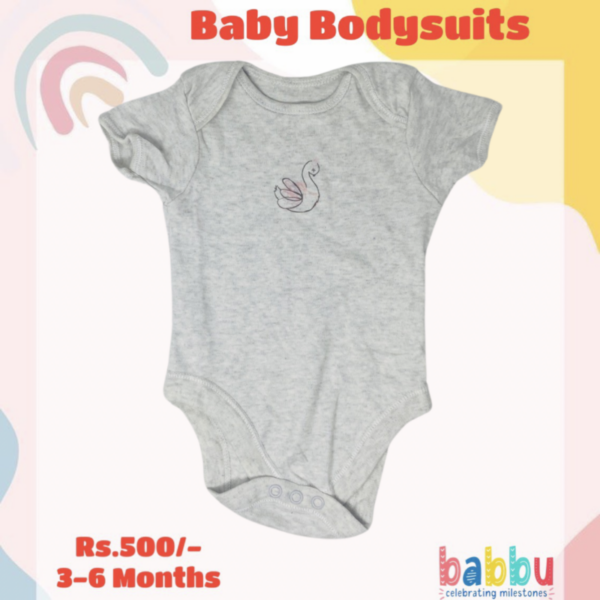 Bodysuits 3-6 Months - Grey Sawn