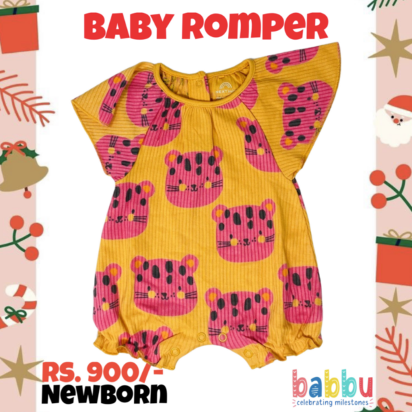 Rompers Newborn - Tiger Faces