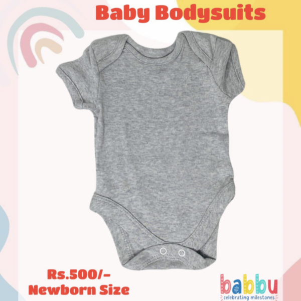 Bodysuits Newborn - Plain Grey