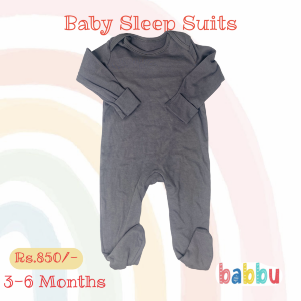 Sleep suits 3-6 Months - Grey