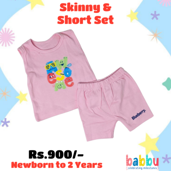 Short & Skinny 12-18 Months -pink