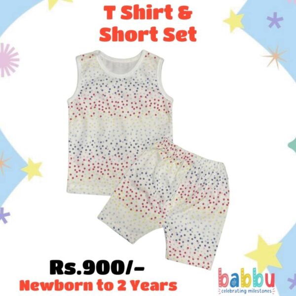 Short & Skinny 18-24 Months - polka