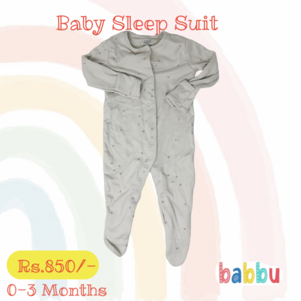 Sleep suits 0-3 Months - Small Leaves