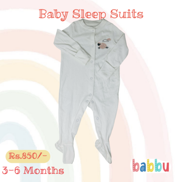 Sleep Suits 3-6 Months - Sheep