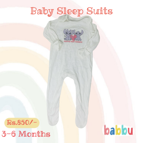 Sleep Suits 3-6 Months - Stitch