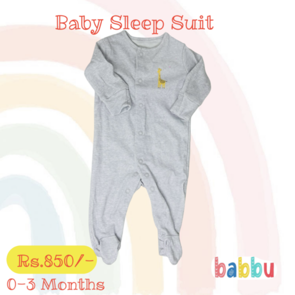 Sleep suits 0-3 Months - Giraffe