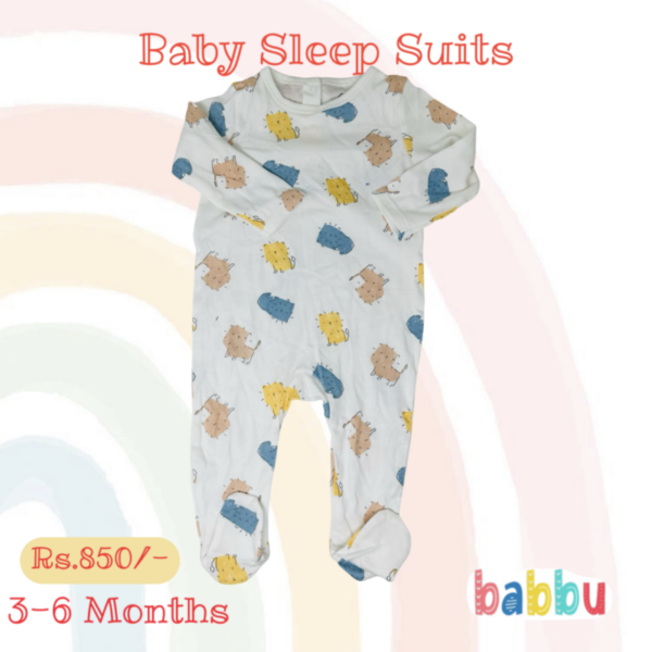 Sleep Suits 3-6 Months - Cats