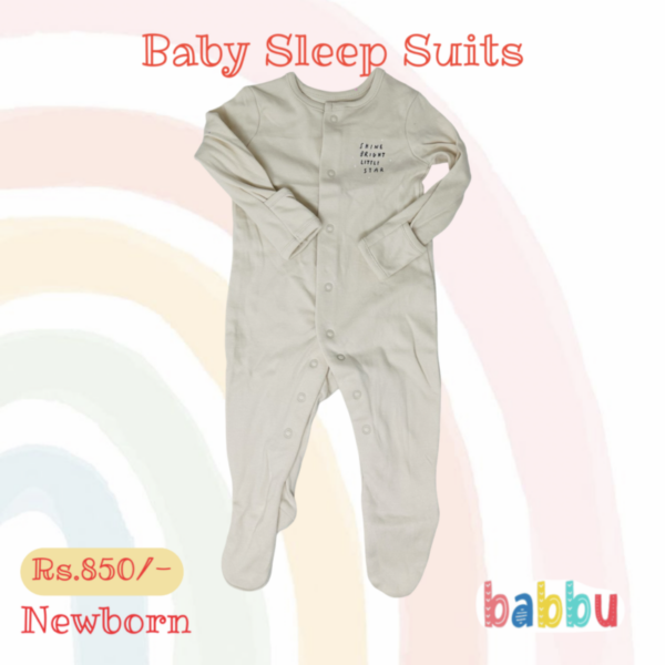 Sleep Suits Newborn - Shine Bright