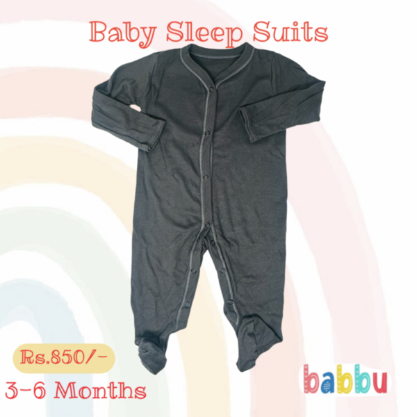 Sleep suits 3-6 Months - Black