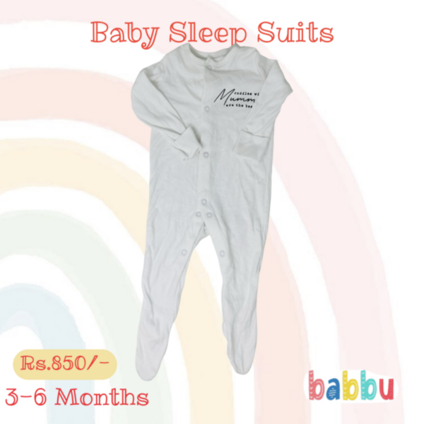 Sleep Suits 3-6 Months - Mummy