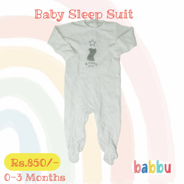 Sleep suits 0-3 Months - Star and Small Bear