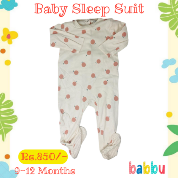 Sleep suits 9-12 Months - pears