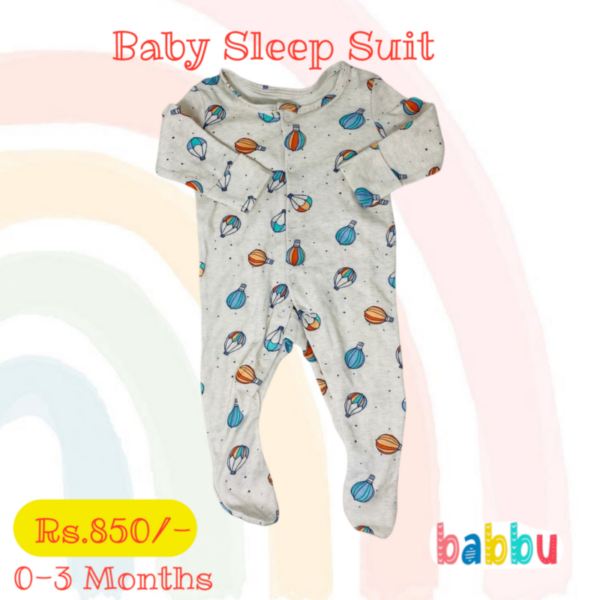 Sleep suits 0-3 Months - Balloons