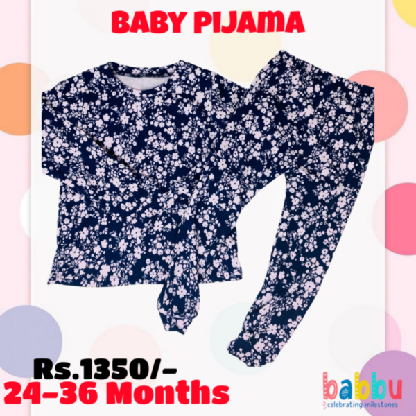 Pijamas Longsleeve 24-36 Months - Pink and Black