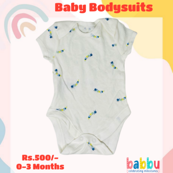 Bodysuits 0-3 Months - Blue Bug