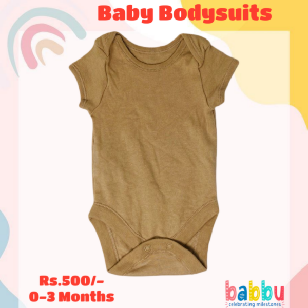 Bodysuits 0-3 Months - Brown