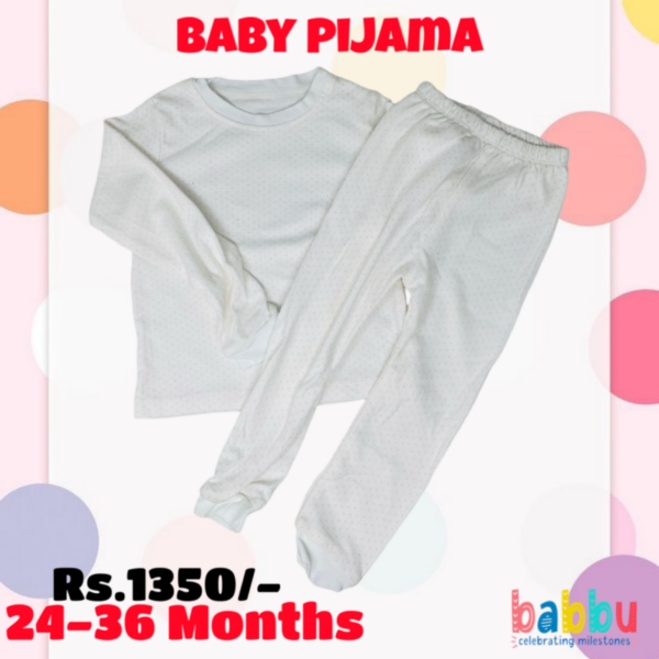 Pijamas Longsleeve 24-36 Months - Small Pink Dots