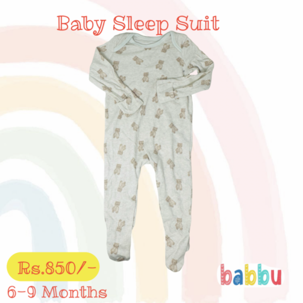 Sleep suits 6-9 Months - Brown Bears