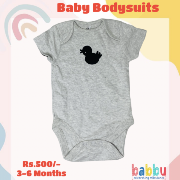 Bodysuits 3-6 Months - Black Duck