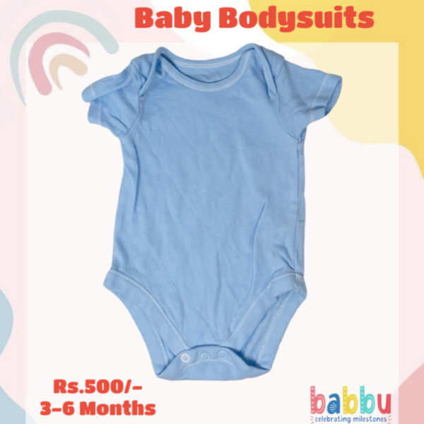 Bodysuits 3-6 Months - Light Blue