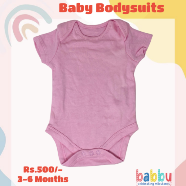 Bodysuits 3-6 Months - Light Pink