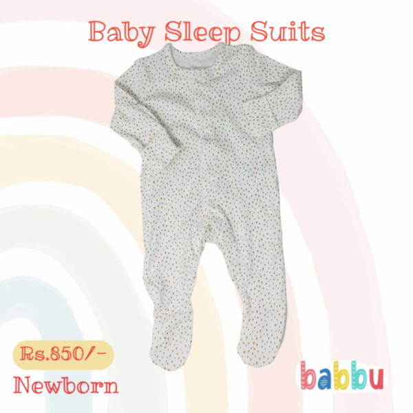 Sleep suits Newborn - Brown Traingles