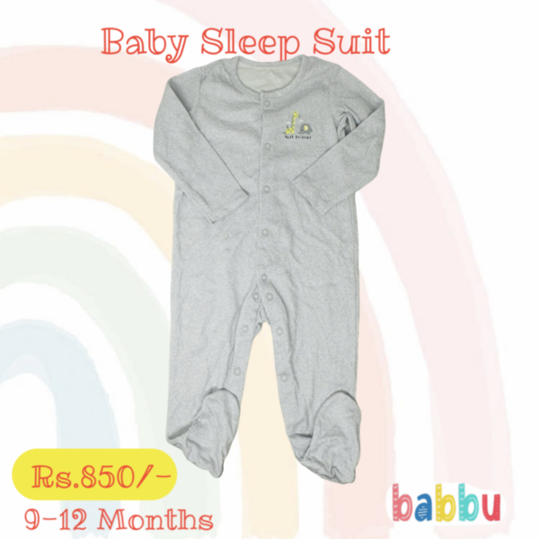 Sleep suits 9-12 Months - Giraffe and Elephant