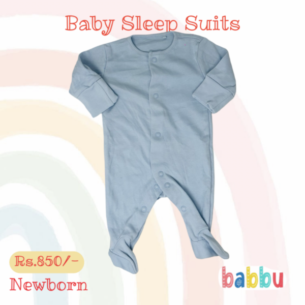 Sleep suits Newborn - Light Blue