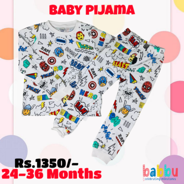 Pijamas Longsleeve 24-36 Months - Marvel