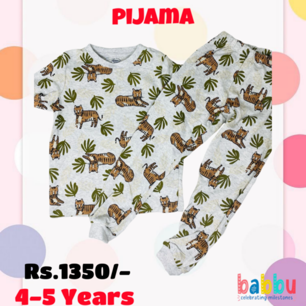 Pijamas Short sleeve 4-5 Years - Tigers