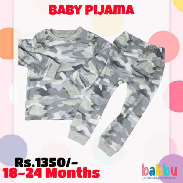 Pijamas 18-24 Months - Grey Kaki