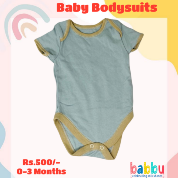 Bodysuits 0-3 Months - Brushed Teal