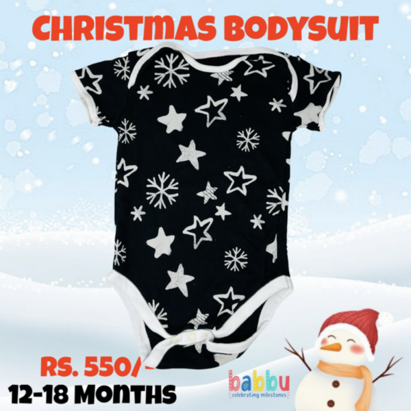 Bodysuits 12-18 - Black Stars