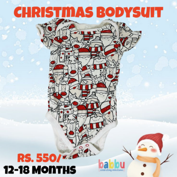 Bodysuits 12-18 - White and Red