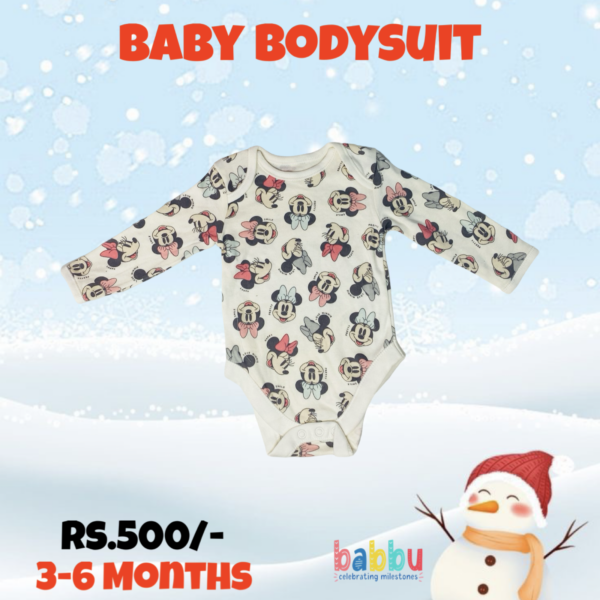 Bodysuits 3-6 Months - Long Sleeve Mickey