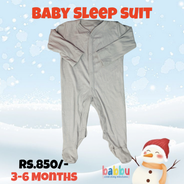 Sleep suits 3-6 Months - Grey